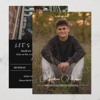 Convites  Photo Graduation Invitation, class of 2026
