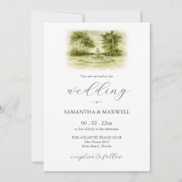 Convites Photo Gran Paraíso Gardens Wedding Invitations