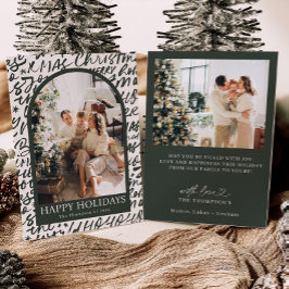 Convites Photo Holiday Card, Modern Christmas Card