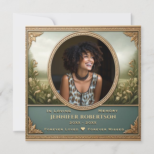 Convites Photo Memorial (Frente)