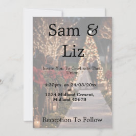 Convites Photo Wedding Invitation | Customisable Wedding 