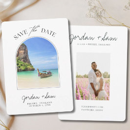 Convites Phuket Wedding Thailand Save Date