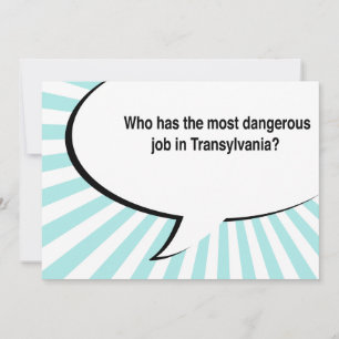 Convites piada da Transilvânia do dentista