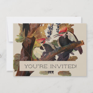 Convites Pica-Pau-Grande de John James Audubon Impressão de