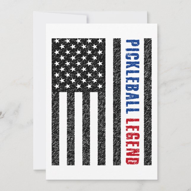 Convites Pickleball Legend EUA (Frente)