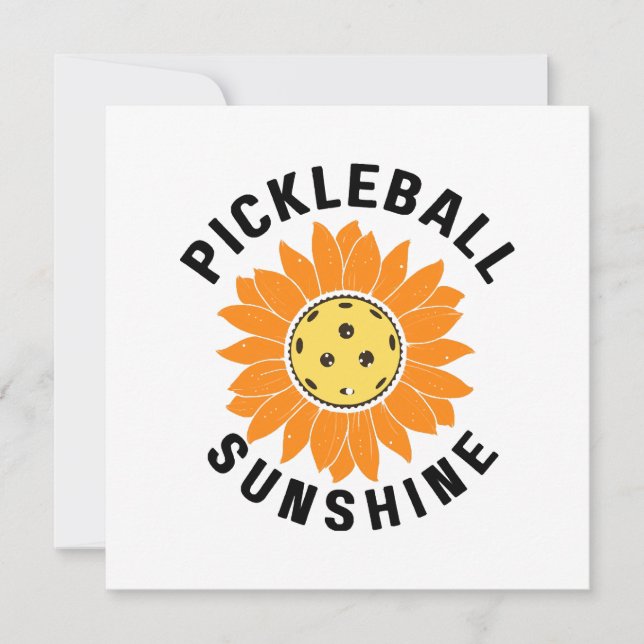 Convites Pickleball sol (Frente)