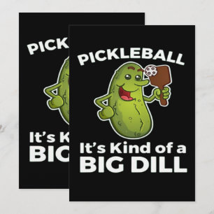 Convites Pickleball tipo uma grande dill