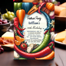 Picnic Chili Cook Off Potluck Party aniversário de