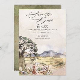 Convites Picnic Sahara Savanna Salve a Data