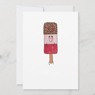 Convites Picolé fabuloso, tema de pirulito gelado