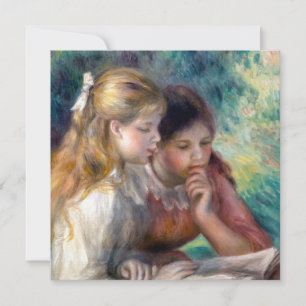 Convites Pierre-Auguste Renoir - A Leitura