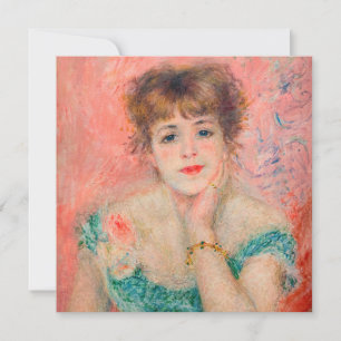 Convites Pierre-Auguste Renoir - Atriz Jeanne Samary