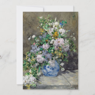 Convites Pierre-Auguste Renoir - Buquê de Primavera