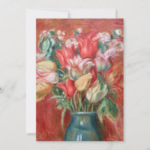 Convites Pierre-Auguste Renoir - Buquê de Tulipas