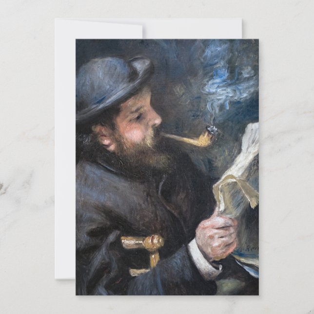 Convites Pierre-Auguste Renoir - Claude Monet Leitura (Frente)