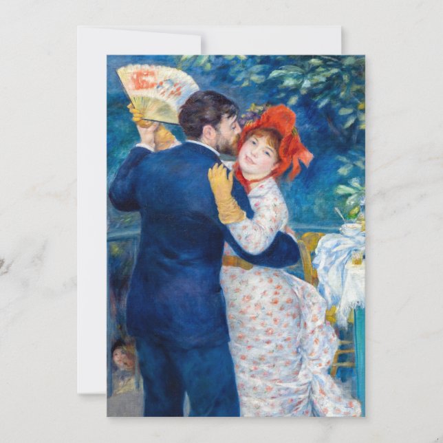 Convites Pierre-Auguste Renoir - Dança do País (Frente)