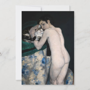 Convites Pierre-Auguste Renoir - Menino com um Gato