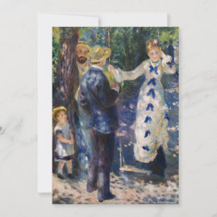 Convites Pierre-Auguste Renoir - O Balanço