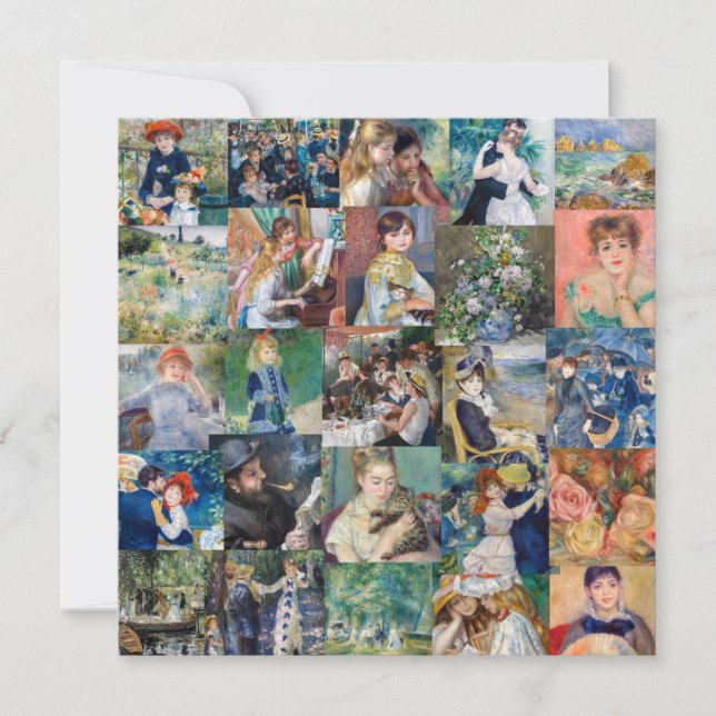 Convites Pierre-Auguste Renoir - Obras-primas (Frente)