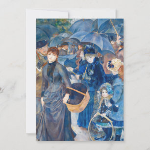 Convites Pierre-Auguste Renoir - Os Guarda-Chuvas