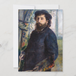 Convites Pierre Auguste Renoir - Retrato de Claude Monet