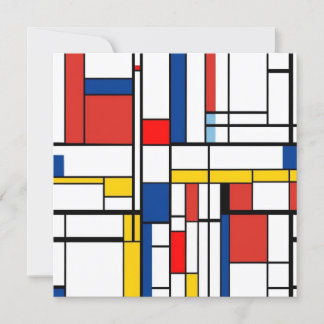 Convites Piet Mondrian