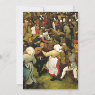 Convites Pieter Bruegel, o Velho - A Dança do Casamento