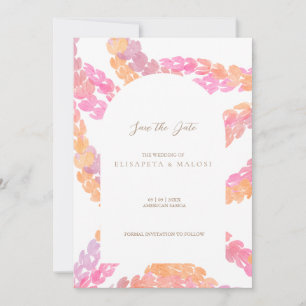 Convites Pikake Wedding Salvar Data