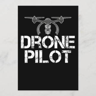 Convites Piloto de Drone Engraçado para Voo de Drones