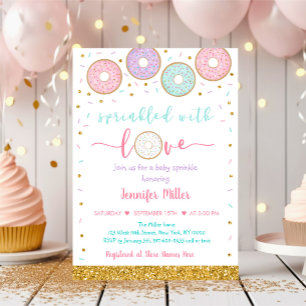 Convites Pimado Com Amor Dourado Pasta Pink