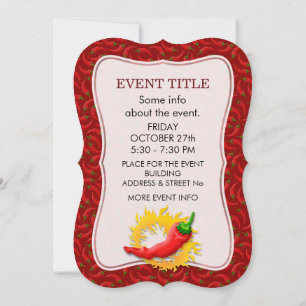 Convites Pimenta com chama