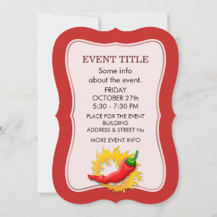 Convites Pimenta com chama