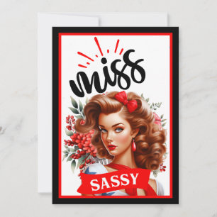 Convites Pin-up Fofa_ Senhorita Sassy