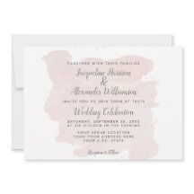 Pincel Rosa Simples Moderno Traços Aquarela