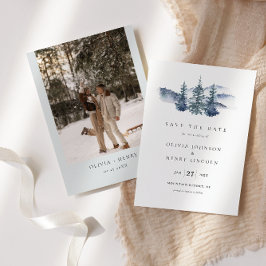 Convites Pine Montanha Foto Salva A Placa Date
