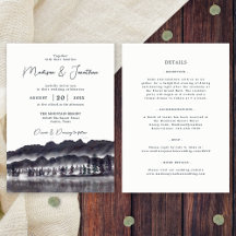 Pine Tree Forest Monges Em Um Casamento