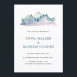 Convites Pine Tree Mountain Nature Woodland Casamento Verde<br><div class="desc">Pode ser totalmente personalizado para atender às suas necessidades. © Gorjo Designs. Feito para você através da plataforma Zazzle. // Precisa de ajuda para personalizar o seu design? Tem outras ideias? Sinta-se à vontade para me contactar (Zoe) diretamente.</div>