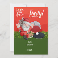 Ping Pong Mesa Tênis Natal com Papai Noel