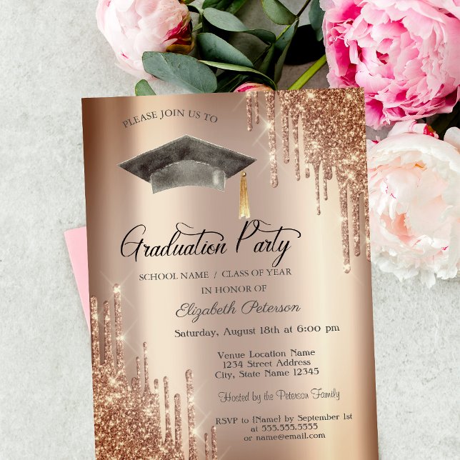 Convites Pingo de Brilho, Grad Cap Formatura (Criador carregado)
