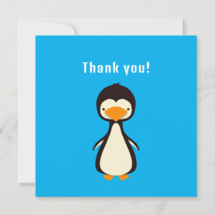 Convites Pinguim Obrigado