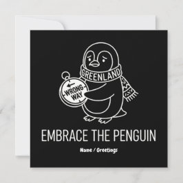 Convites Pinguim Perdido da Groenlândia Embrassa o Caminho