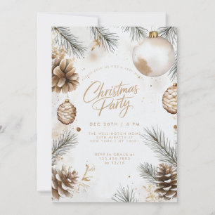 Convites Pinhas Pinhas Enfeites Moderno Boho Natal