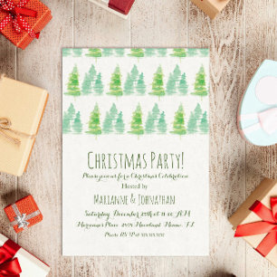 Convites Pinheiros Feriados de Pinheiros de Natal, Colados 