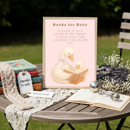 Convites Pink A Silly Goose Books for Baby Sign