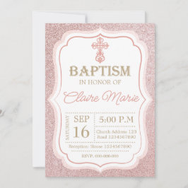 Convites Pink Baptism