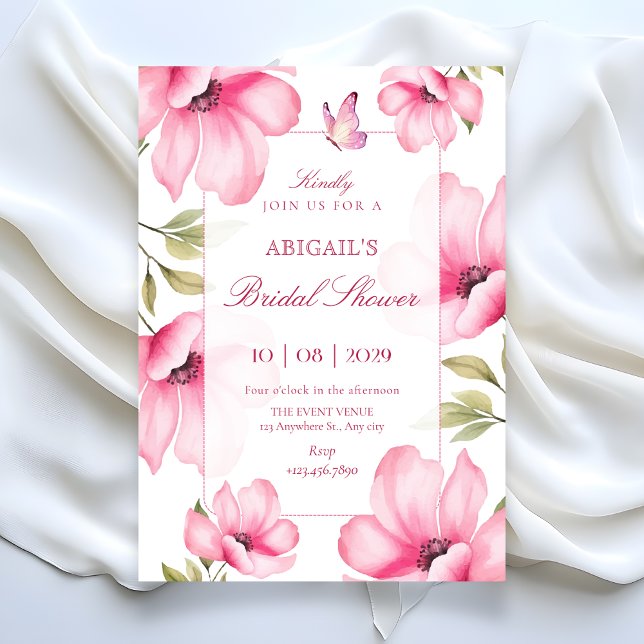 Convites Pink blossom  (Criador carregado)