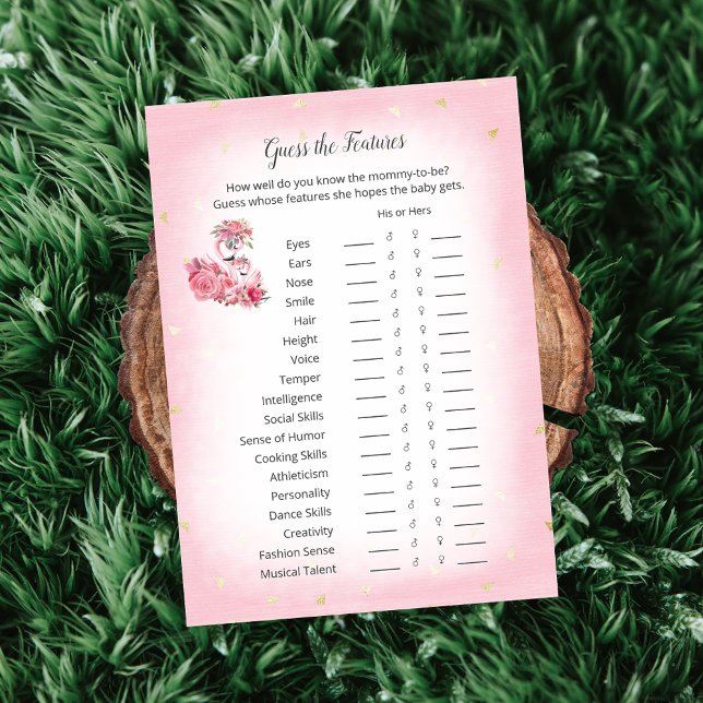 Convites Pink Flamingo Ballerina Adivinha Recursos Jogo do  (Criador carregado)