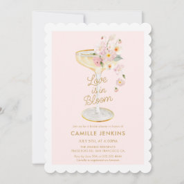 Convites Pink Love is in Bloom Bridal Shower