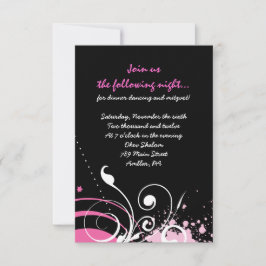 Convites PINK QUENTE SUPERA E ESTARIA Bat Mitzvah