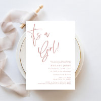 Pink/Rosa é um Chá de fraldas cardíaco feminino